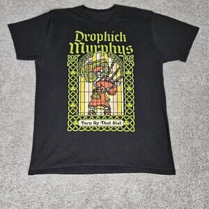 Dropkick Murphys T-Shirt Adult XL Black St. Patrick's Day Tour 2022 Punk Band